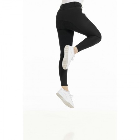 Pantalón de equitación "NICOLE" Culera piel sintética de EQUITHÈME