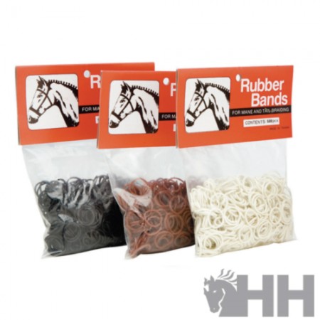 Gomas para crines (500 unidades) de HISPANO HIPICA