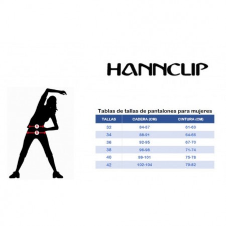 Pantalones de Equitación Full Grip de HannClip para Mujer