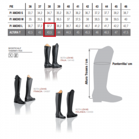 Botas de Equitación de Cuero "Francia" de Lexhis