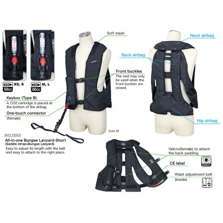 Chaleco Airbag MLV3-H de HIT-AIR