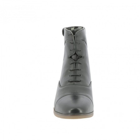 OT Botines de Equitación "WAVY" con Cremallera y Cordones de EQUITHÈME Negro Talla 43