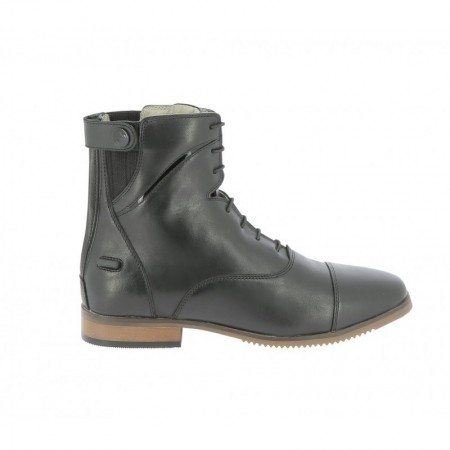 OT Botines de Equitación "WAVY" con Cremallera y Cordones de EQUITHÈME Negro Talla 43
