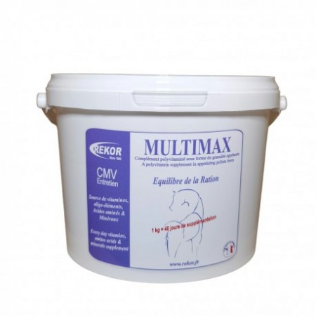 Alimento complementario "MULTIMAX" 1KG gránulos de REKOR