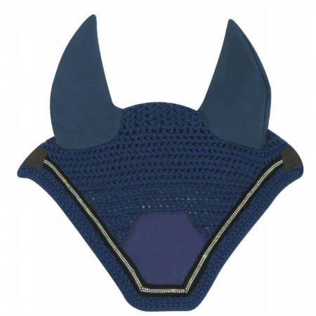 Conjunto  de mantilla y orejeras Domino de Equitheme