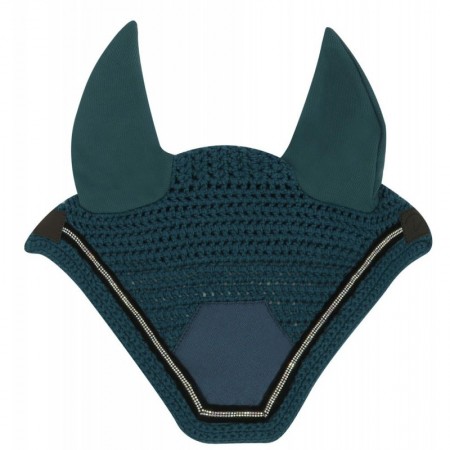 Conjunto  de mantilla y orejeras Domino de Equitheme
