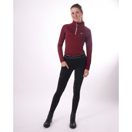 Leggings de equitación "EDEN" Full Grip de QHP
