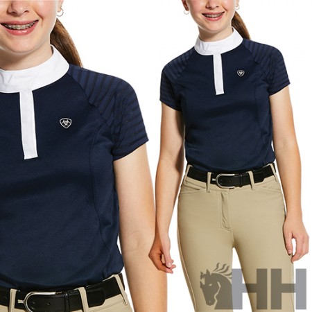 Polo de Concurso para Niña de Manga...