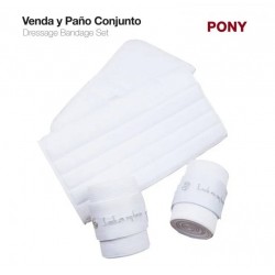 Conjunto de venda y paño (par) de ZALDI