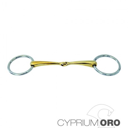 Filete para Bocado "CYPRUM ORO" con Anilla Inoxidable de SEFTON