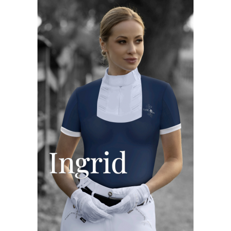 Polo de Concurso de Manga Corta "INGRID" de FAIRPLAY