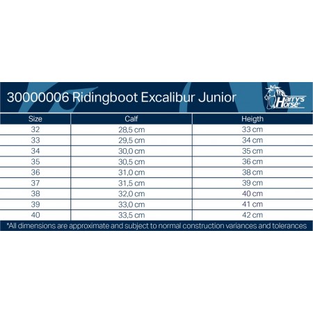 Botas de equitación "EXCALIBUR" Junior de HARRY'S HORSE