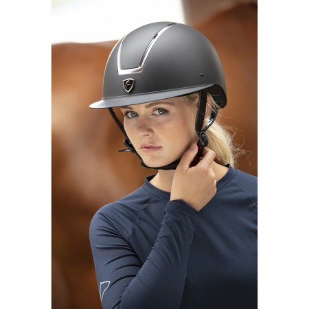 Casco de equitación "GLINT MAT" de EQUITHÈME