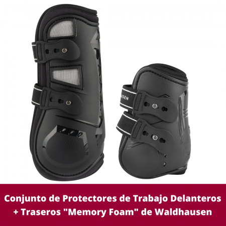 Conjunto de Protectores de Trabajo Delanteros + Traseros "Memory Foam" de Waldhausen