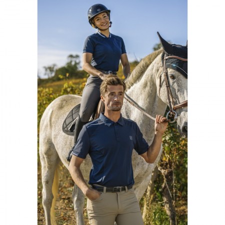 Polo de equitación "ERIC" para Hombre de EQUITHÈME