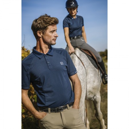 Polo de equitación "ERIC" para Hombre de EQUITHÈME