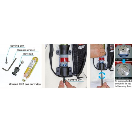Llave para cambiar Bombonas Hit Air de modelos SKV, MC, MLV-C y MLV-P