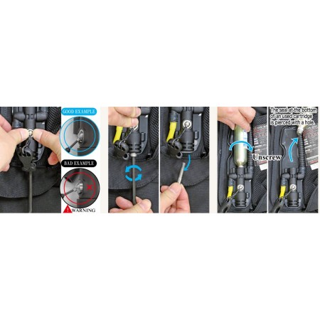 LLave de Recambio de Bombona Hit Air modelo KM, SV-2 y LV