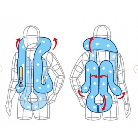 Chaleco Airbag MLV3-H para niño de HIT-AIR