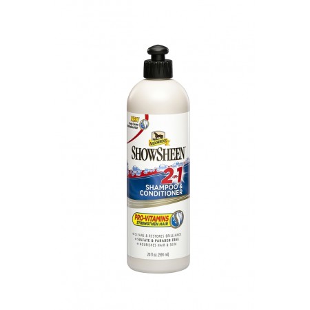 Champú "SHOWSHEEN 2 EN 1 CHAMPÚ & ACONDICIONADOR" (591ml) de ABSORBINE