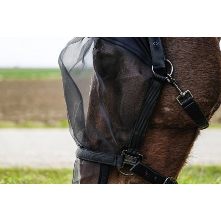 Cabezada de Cuadra + Máscara contra los rayos UV de EQUITHÈME