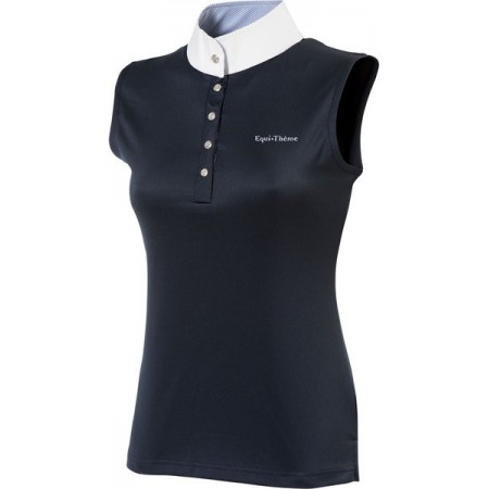 Polo mujer Equi-Thème sin mangas