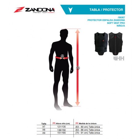Protector de Espalda "SOFT VEST PRO" Niño/a de ZANDONÀ