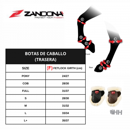 Protectores de menudillo "CARBON AIR SENSITIVE +" para Poni de ZANDONÀ