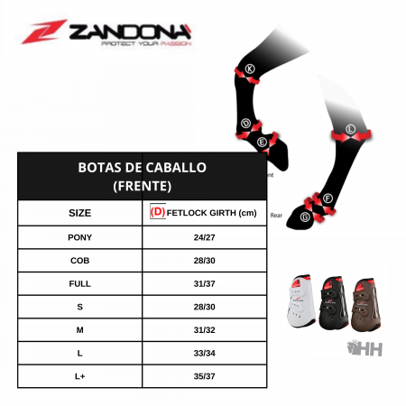 Protectores de tendón "SUPERIOR AIR" para Poni de ZANDONÀ