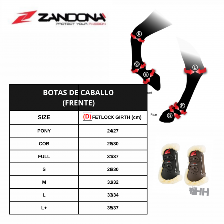 Protectores de tendón "AIR SENSITIVE+" para Poni de ZANDONÀ