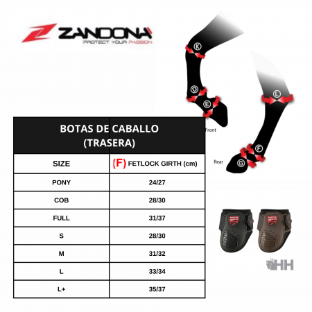 Protectores de menudillo "CARBON AIR" para Poni de ZANDONÀ