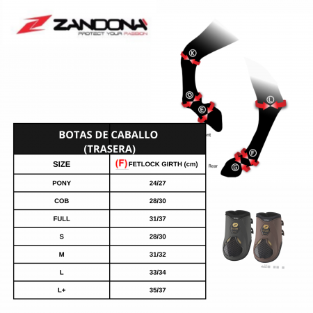 Protectores de Menudillo "Elite Air" de Zandonà