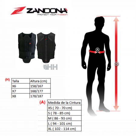 Protector de Espalda "SOFT VEST PRO" Adulto de ZANDONÀ