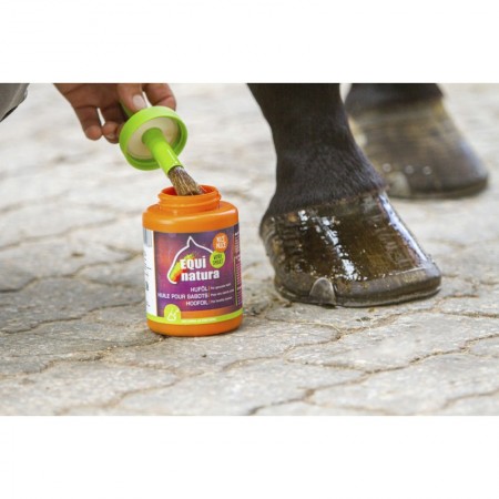 Aceite para cascos con pincel Equinatura
