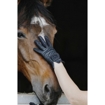 Guantes de equitación "JE T'AIME STRASS" de EQUITHÈME
