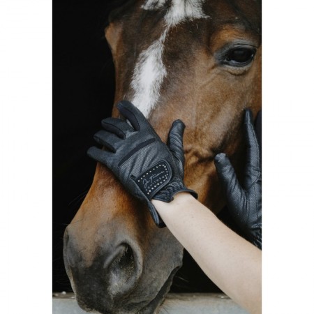Guantes de equitación "JE T'AIME STRASS" de EQUITHÈME