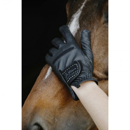 Guantes de equitación "JE T'AIME STRASS" de EQUITHÈME
