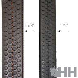 OT Riendas Goma de Hispano Hípica Color Negro Modelo 5/8 2