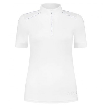 Oferta de Polo de concurso "MESH" de MRS ROS Blanco Talla M