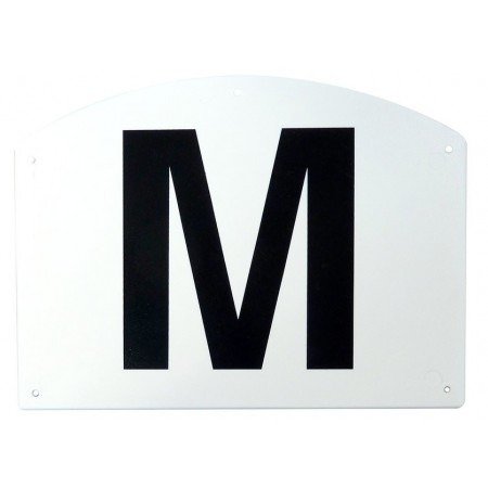 Set de 12 letras para picadero base de plástico