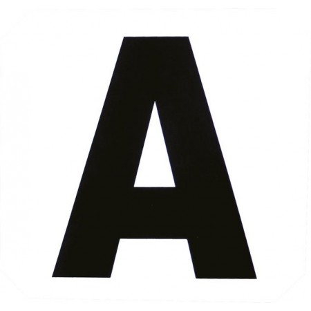 Set de 12 letras adhesivas para picadero