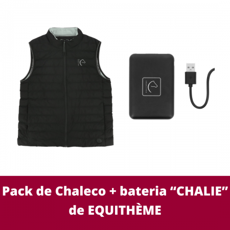Pack de: Chaleco + Bateria "CHARLIE" de EQUITHÈME
