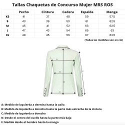Chaqueta de concurso "SPARKLE" de MRS ROS 2