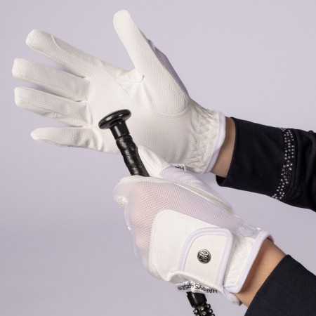 Guantes de equitación "TopGrip" de malla de HARRY'S HORSE