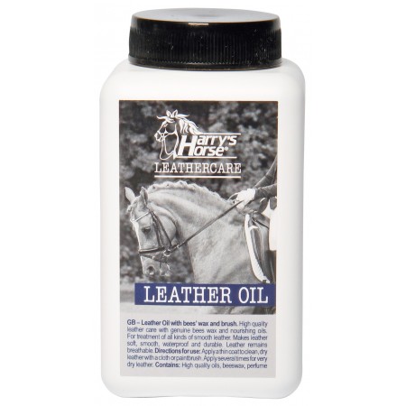 Aceite para cuero de cera de abejas con pincel de HARRY'S HORSE