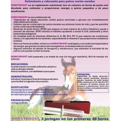 Horsyboost, estimulante y reforzante potros recién nacidos (jeringa 20 ml) 2