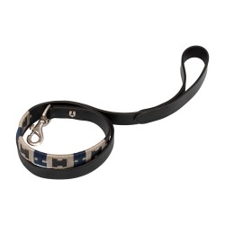 Correa de cuero para perros con estampado geométrico de AMAHORSE