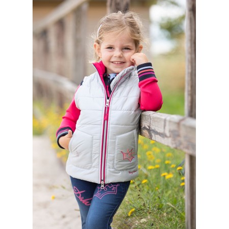 Oferta chaleco "DIVA STELLA" de HARRY'S HORSE Plateado Talla 7/8 años