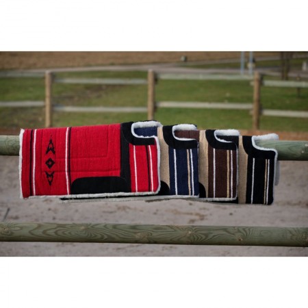 Oferta de Mantilla Navajo Westride "Nariz Cortada" de Ekkia Color Rojo