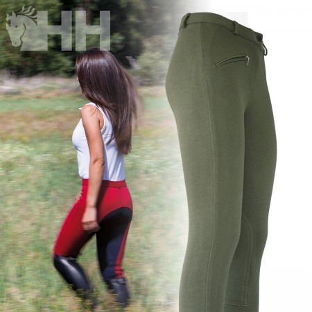 Outlet de Pantalón de equitación "LYON" de HISPANO HIPICA Blanco Talla 34